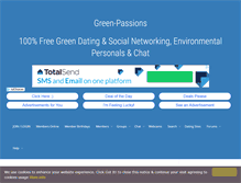 Tablet Screenshot of green-passions.com